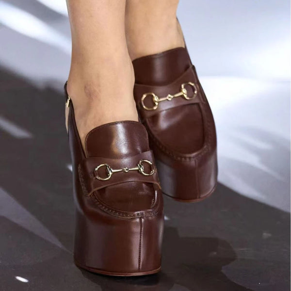 European and American thick platform high heels Sandals for Women 2025 New Style shoes women Zapatos mujer