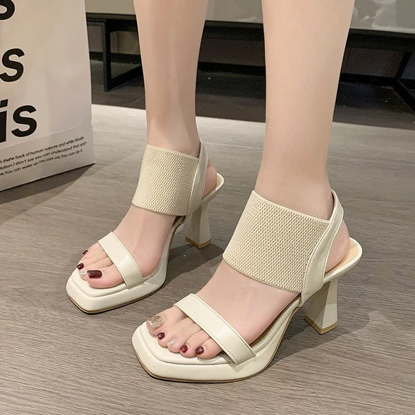 Summer Women‘s High Heel Sandals Comfortable Bohemian Style Handmade Shoes Fashion Ladies Casual Platform Pumps Women Shoes