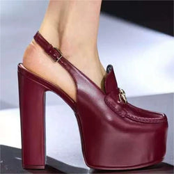 European and American thick platform high heels Sandals for Women 2025 New Style shoes women Zapatos mujer