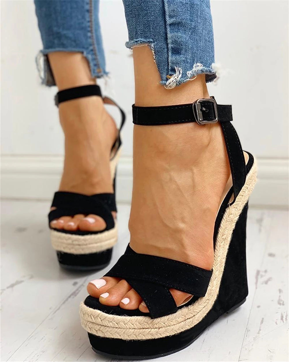 Ankle Strap Boho Wedge Sandals | Flip Flop Labs