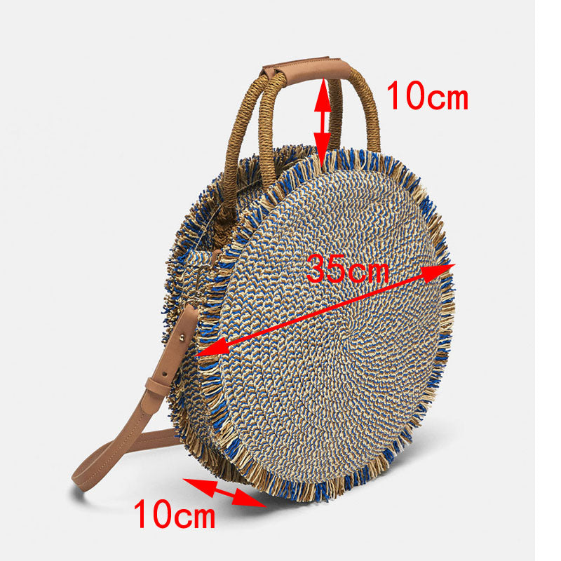 Tassel Round Handbag - Flip Flop Labs
