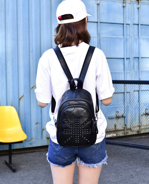 Rivet Leather Backpack | Flip Flop Labs