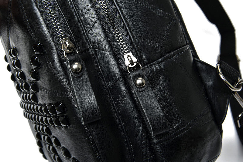 Rivet Leather Backpack - Flip Flop Labs