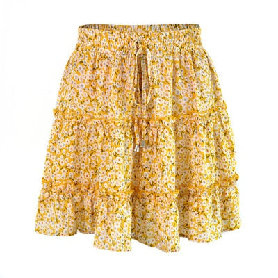 Sweet Frills Boho Mini Skirt - Flip Flop Labs