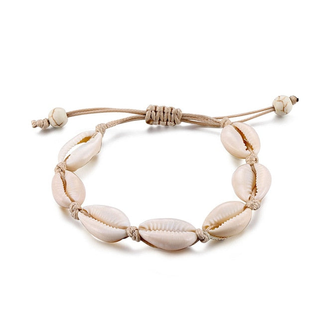 Bohemian Shell Anklet - Flip Flop Labs