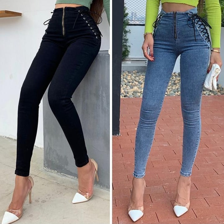 Kelly High Waist Tight Jeans - Flip Flop Labs