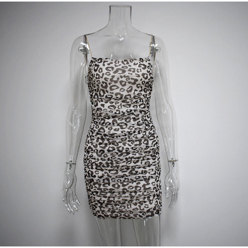 Leopard Bodycon Mini Dress - Flip Flop Labs