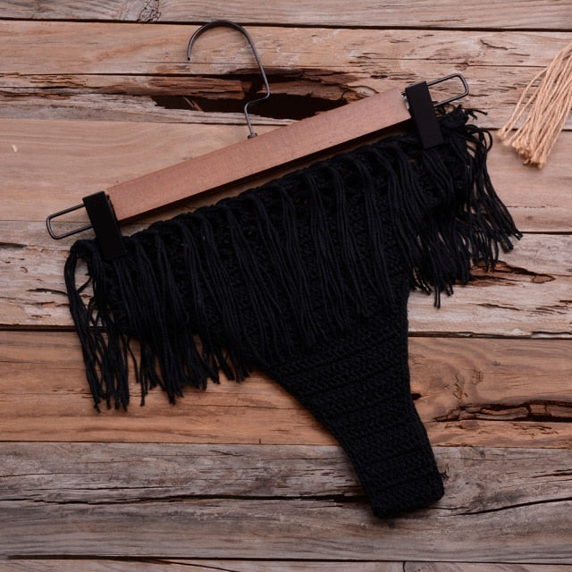 Lace Crochet Tassel Cover Up - Flip Flop Labs