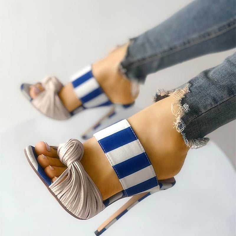Grecian Style High Heel Sandals - Flip Flop Labs