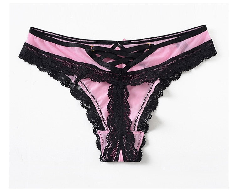 Lace Edge Thong Panties - Flip Flop Labs