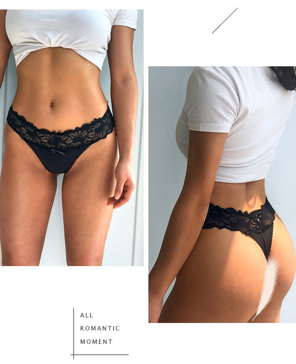 Cheeky Lace Thong Panties - Flip Flop Labs