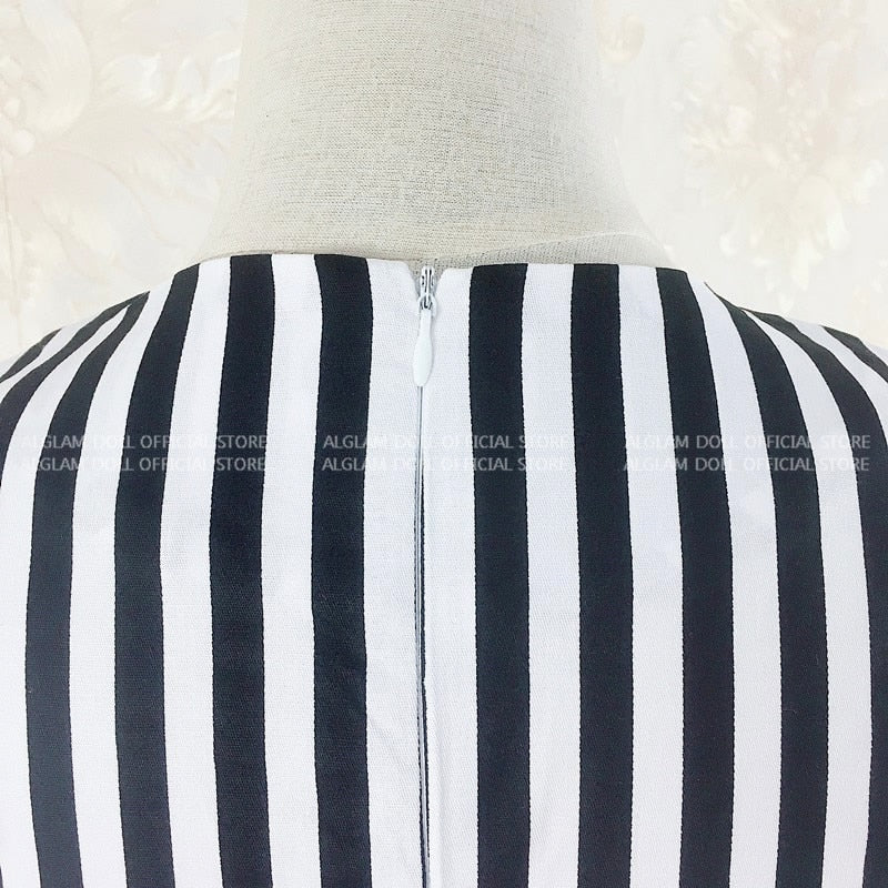 Sleeveless Striped V-Neck Mini Dress - Flip Flop Labs