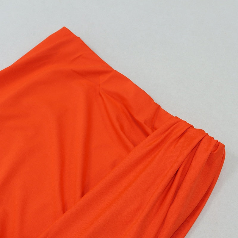 Draped Long Skirt & Crop Top Set - Flip Flop Labs