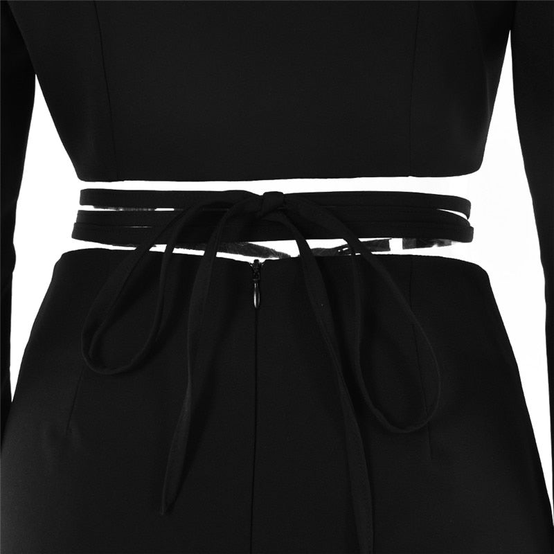 Two Piece Cropped Blazer Skirt - Flip Flop Labs