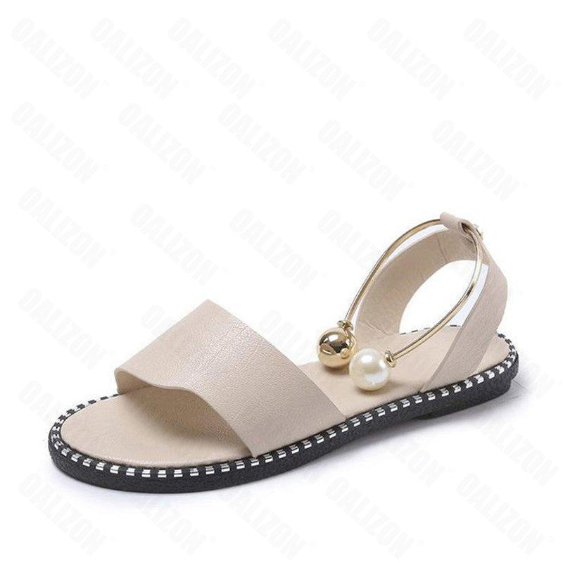 Pearly Flat Sandals - Flip Flop Labs