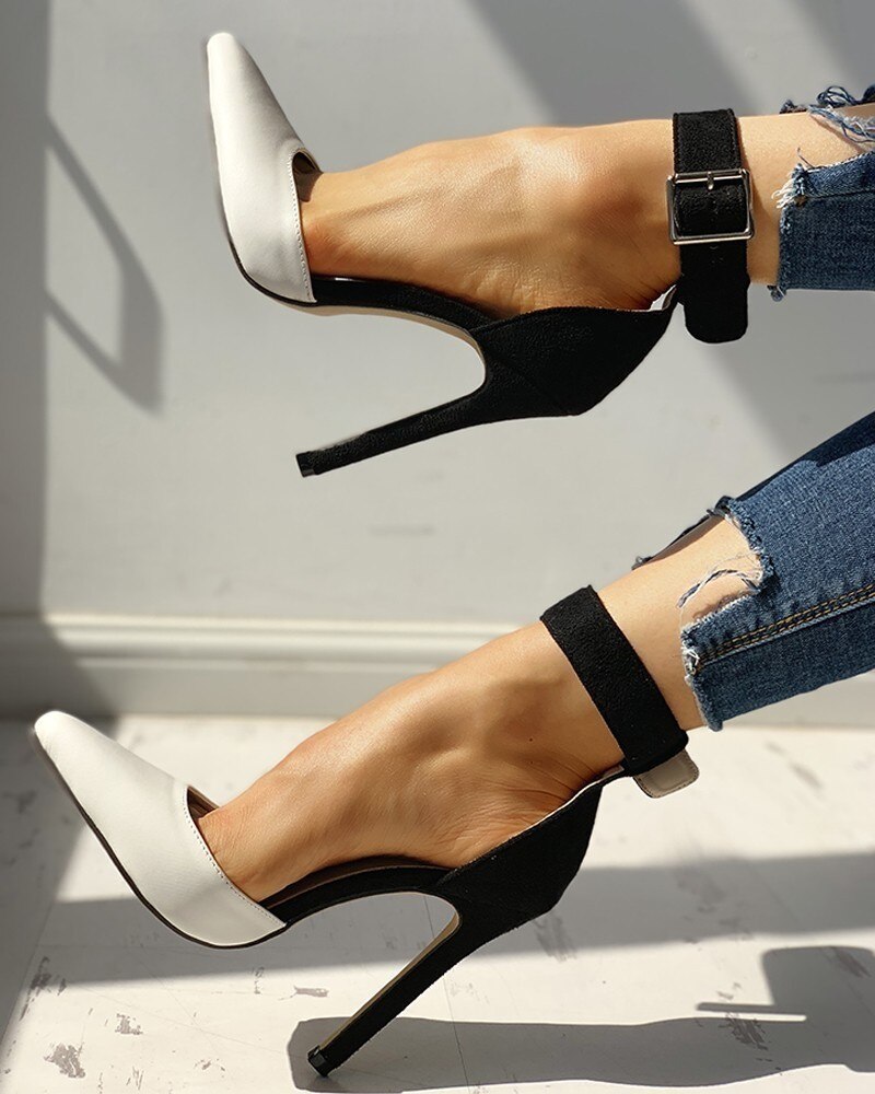 Ankle Buckle Pointy Pumps - Flip Flop Labs